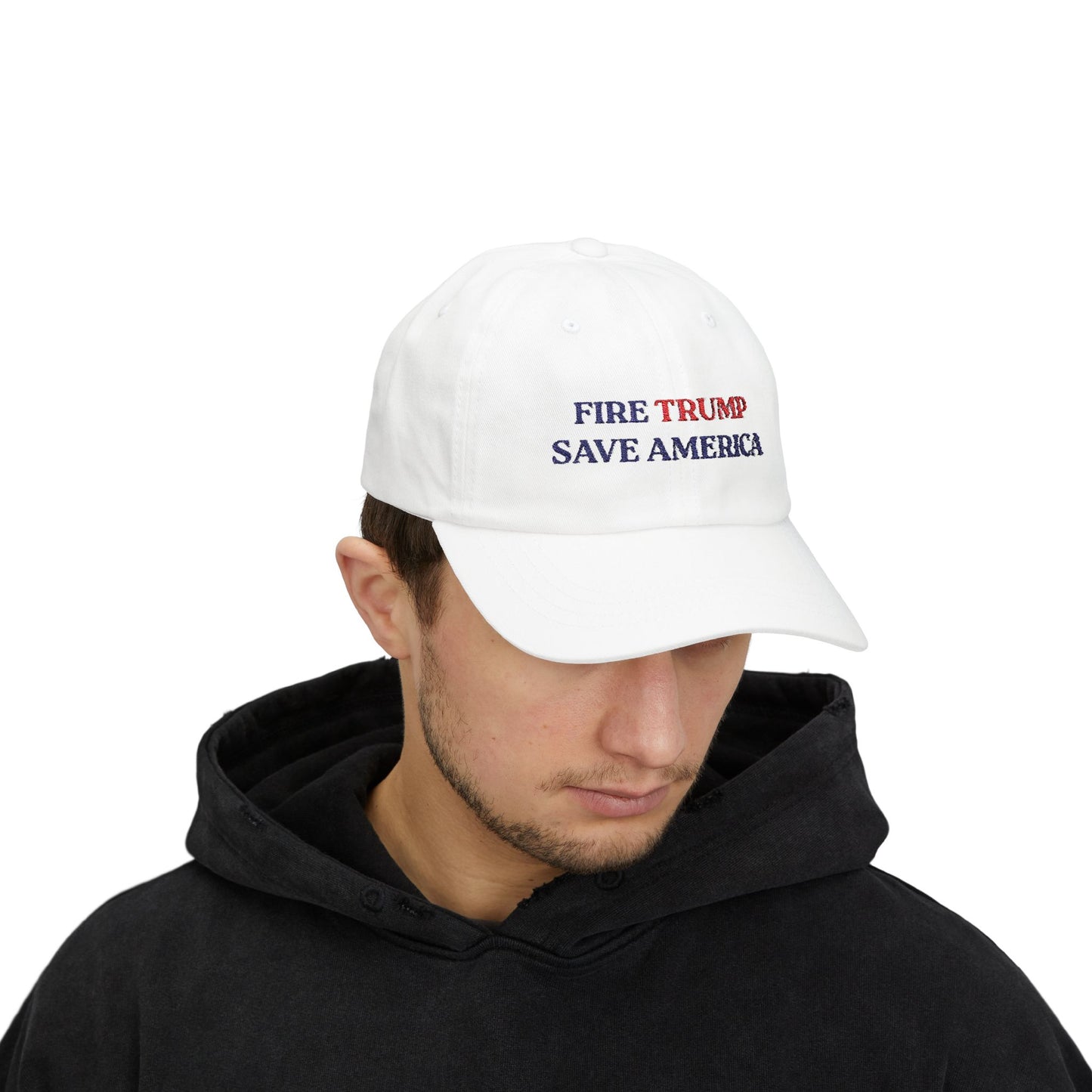 Fire Trump Save America - Embroidered Classic Dad Cap