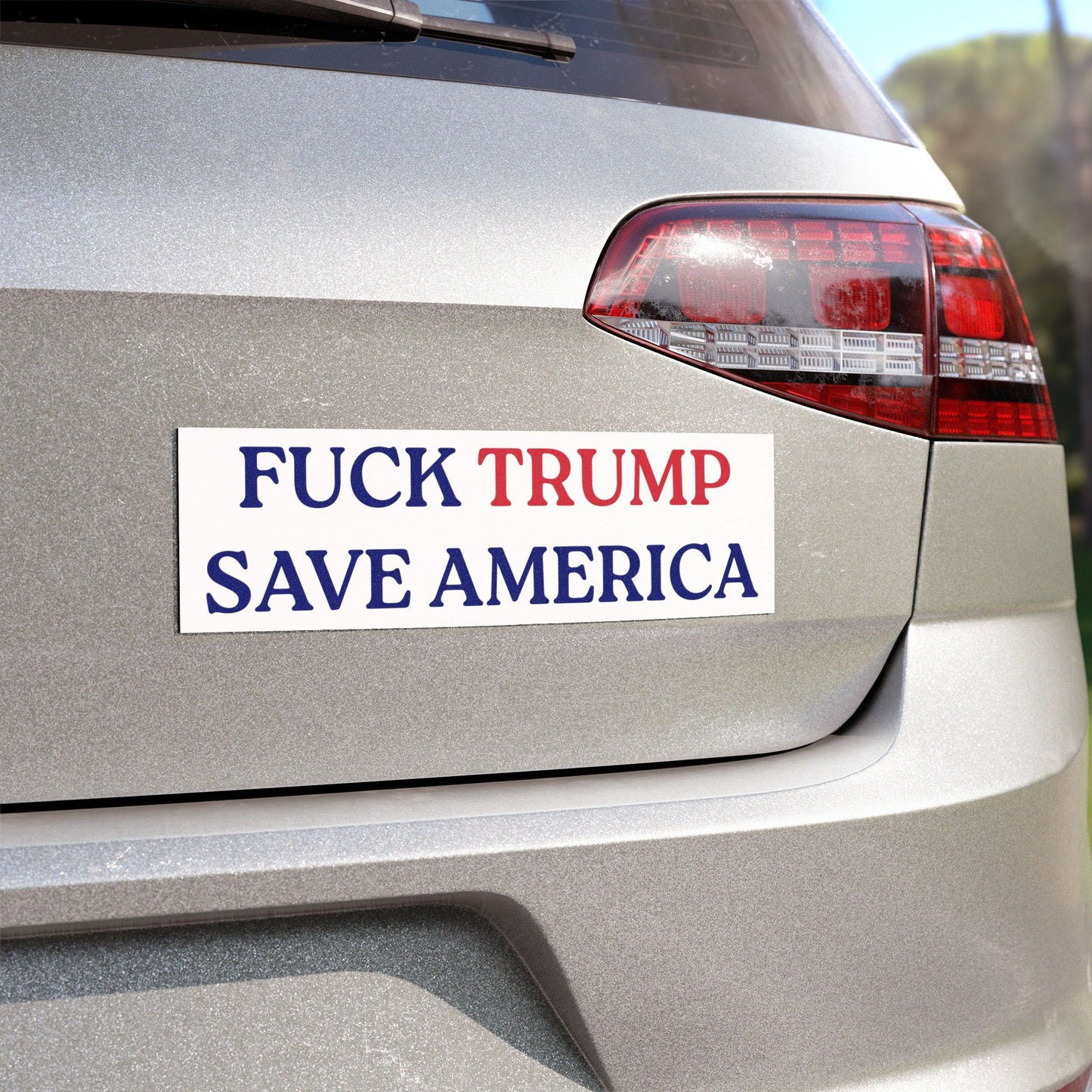 FUCK TRUMP SAVE AMERICA - Car Magnet