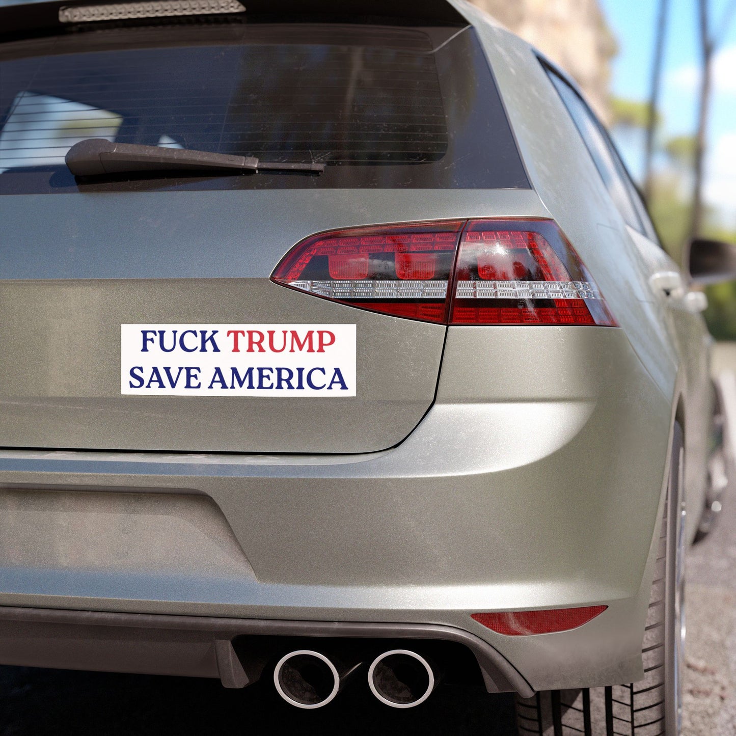 FUCK TRUMP SAVE AMERICA - Car Magnet