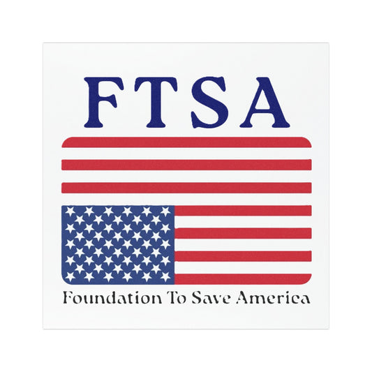 Foundation To Save America - Car Magnet