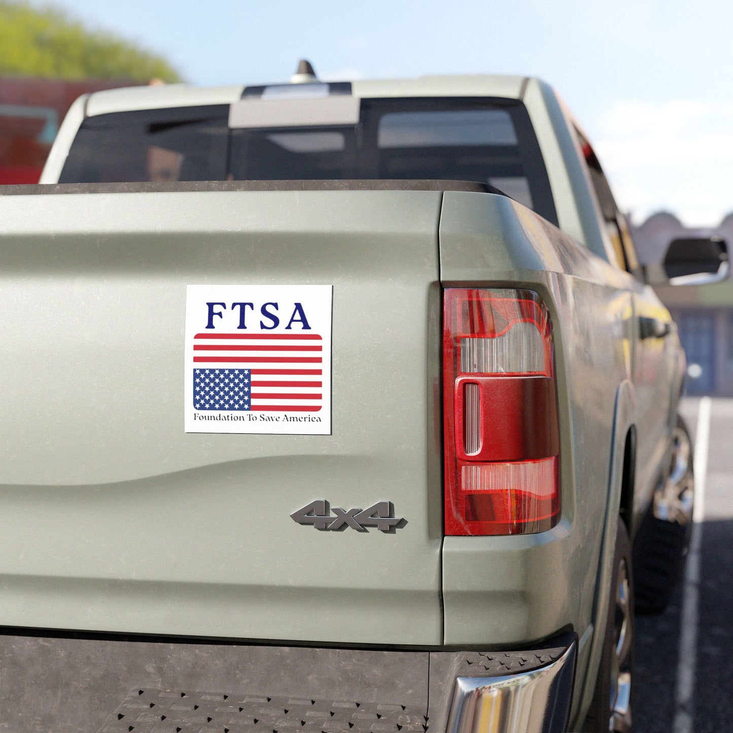 Foundation To Save America - Car Magnet