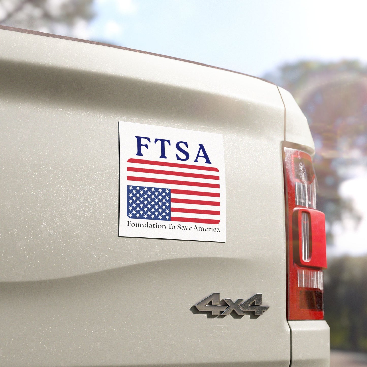 Foundation To Save America - Car Magnet